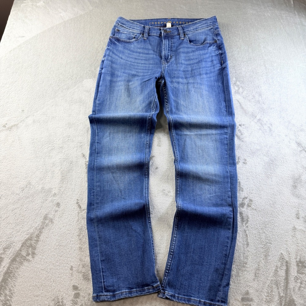 Joseph Abboud Men's Slim Fit Jeans 32x30 Medium Wash Blue Denim Stretch Pants
